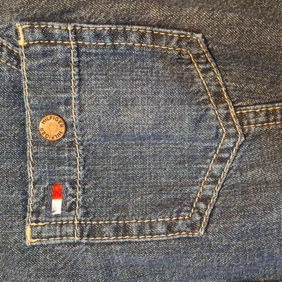 Vintage Tommy Hilfiger Snap Button Denim Dress.  - Picture 2 of 10